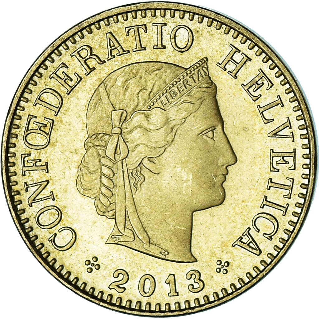 Munten, Zwitserland, 5 Rappen, 2013