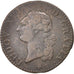 Münze, Frankreich, Louis XVI, Sol ou sou, Sol, 1790, Lille, S+, Kupfer