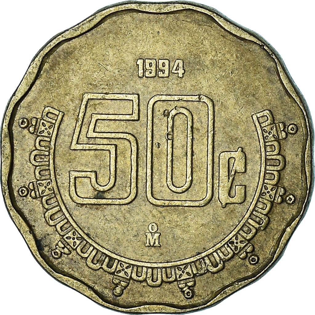 Münze, Mexiko, 50 Centavos, 1994