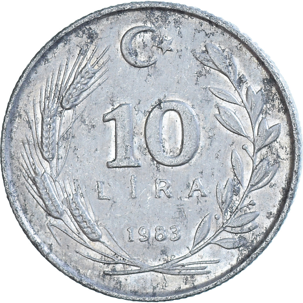 Münze, Türkei, 10 Lira, 1983