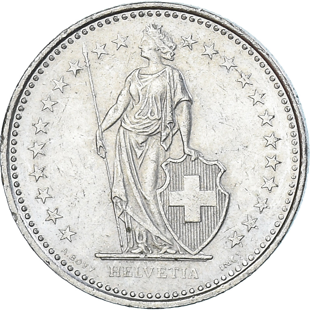 Moneta, Svizzera, 1/2 Franc, 1985