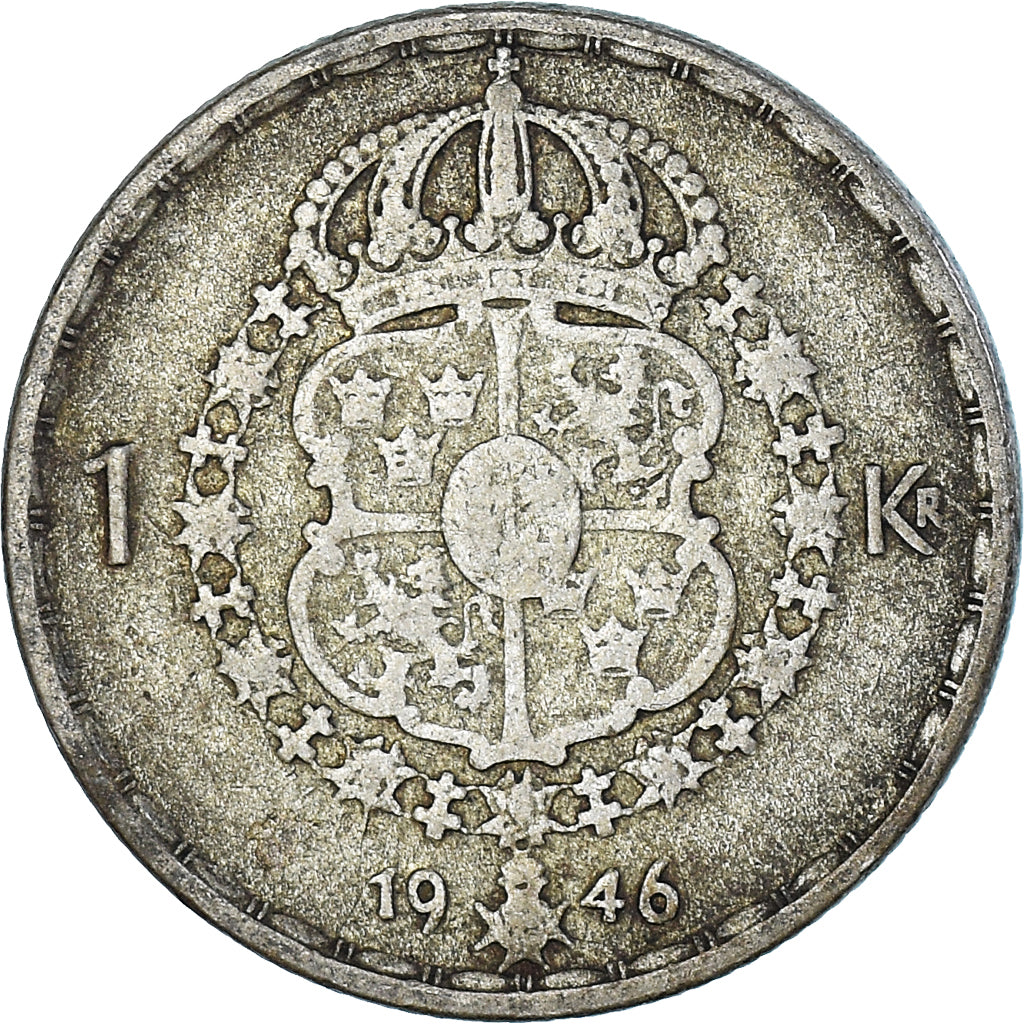 Munten, Zweden, Krona, 1946
