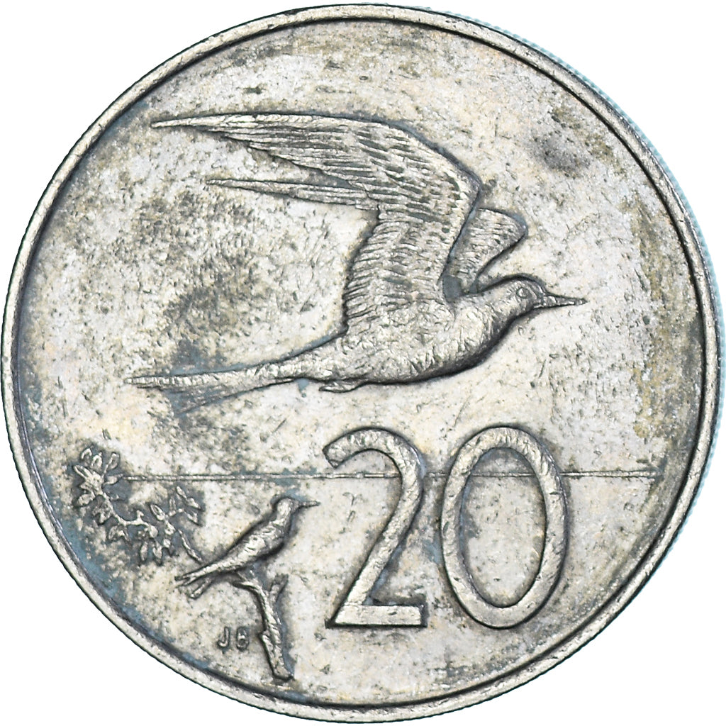 Coin, Cook Islands, 20 Cents, 1987