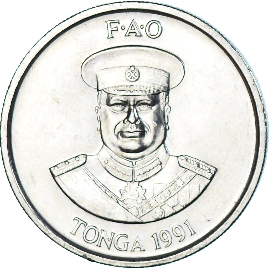Monnaie, Tonga, 10 Seniti, 1991