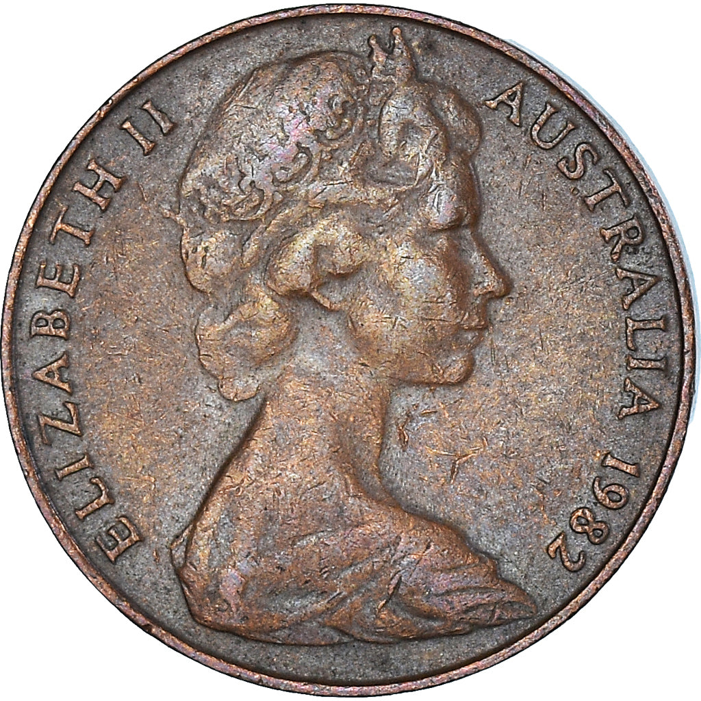 Moneta, Australia, 2 Cents, 1982