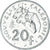 Munten, Nieuw -Caledonië, 20 Francs, 1990