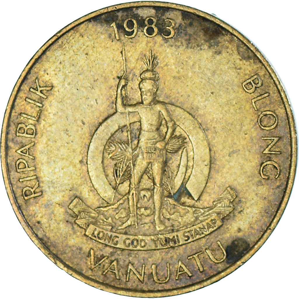 Coin, Vanuatu, 5 Vatu, 1983