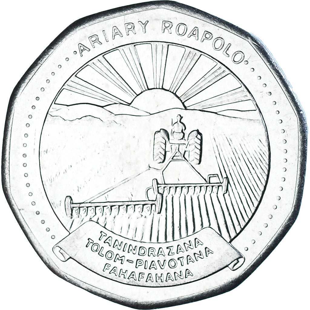 Moneta, Madagascar, 20 Ariary, 1992