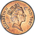 Coin, Fiji, 2 Cents, 1987