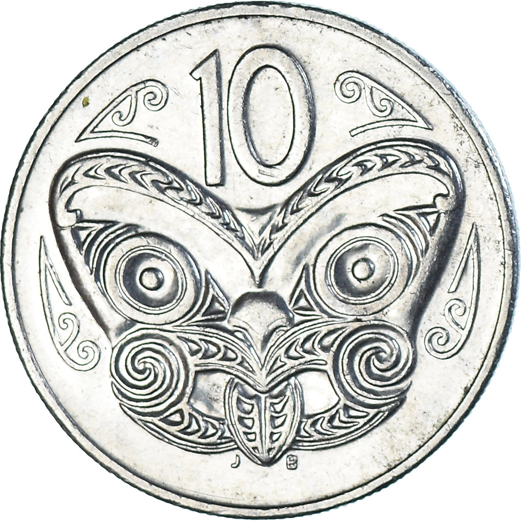 Münze, Neuseeland, 10 Cents, 1987