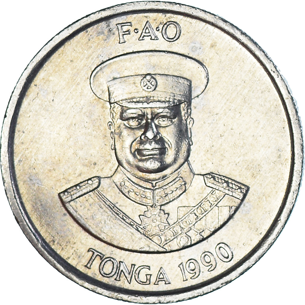 Munten, Tonga, 10 Seniti, 1990