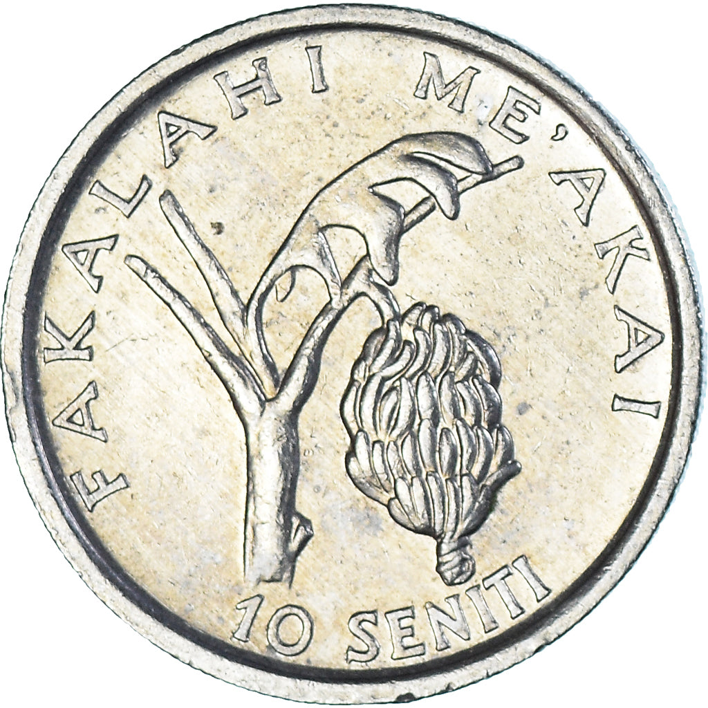 Munten, Tonga, 10 Seniti, 1990