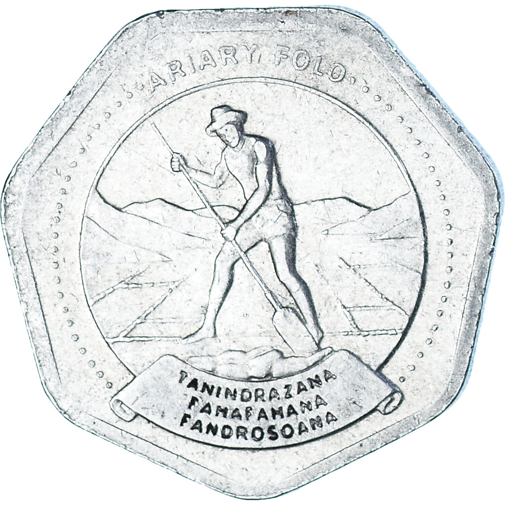 Munten, Madagascar, 10 Ariary, 1999