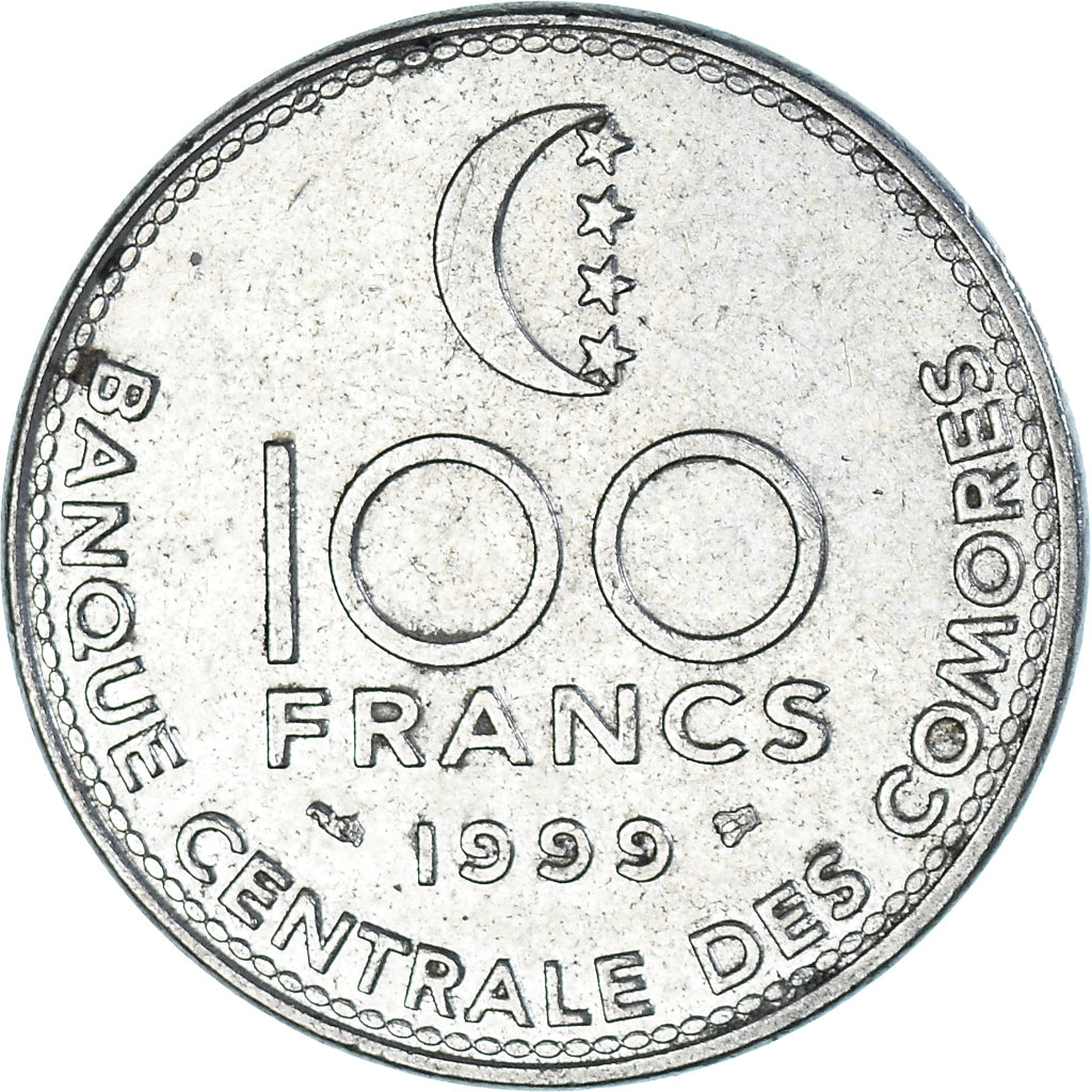 Moeda, Comores, 100 Francs, 1999