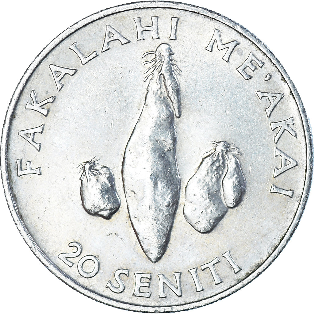 Coin, Tonga, 20 Seniti, 1991