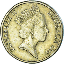 Coin, Australia, Dollar, 1986
