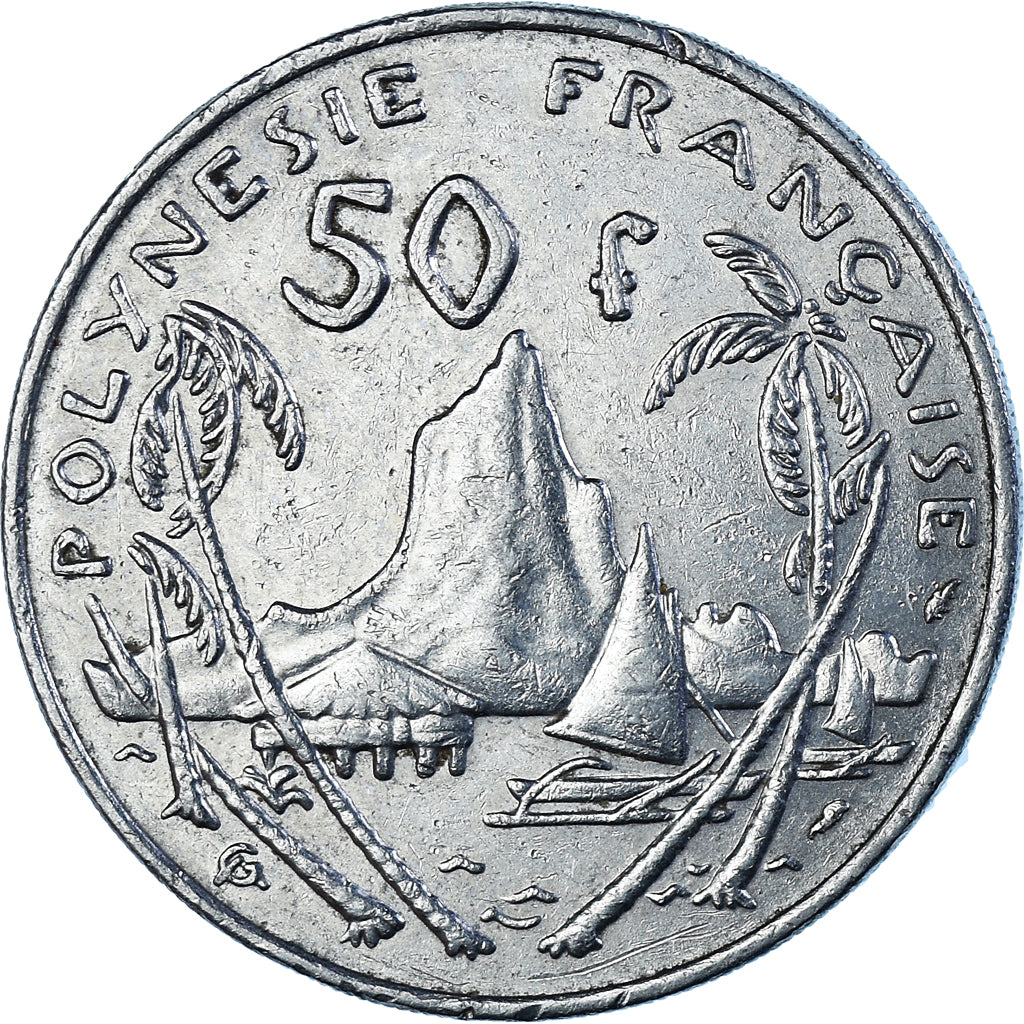 Monnaie, Polynésie française, 50 Francs, 1975