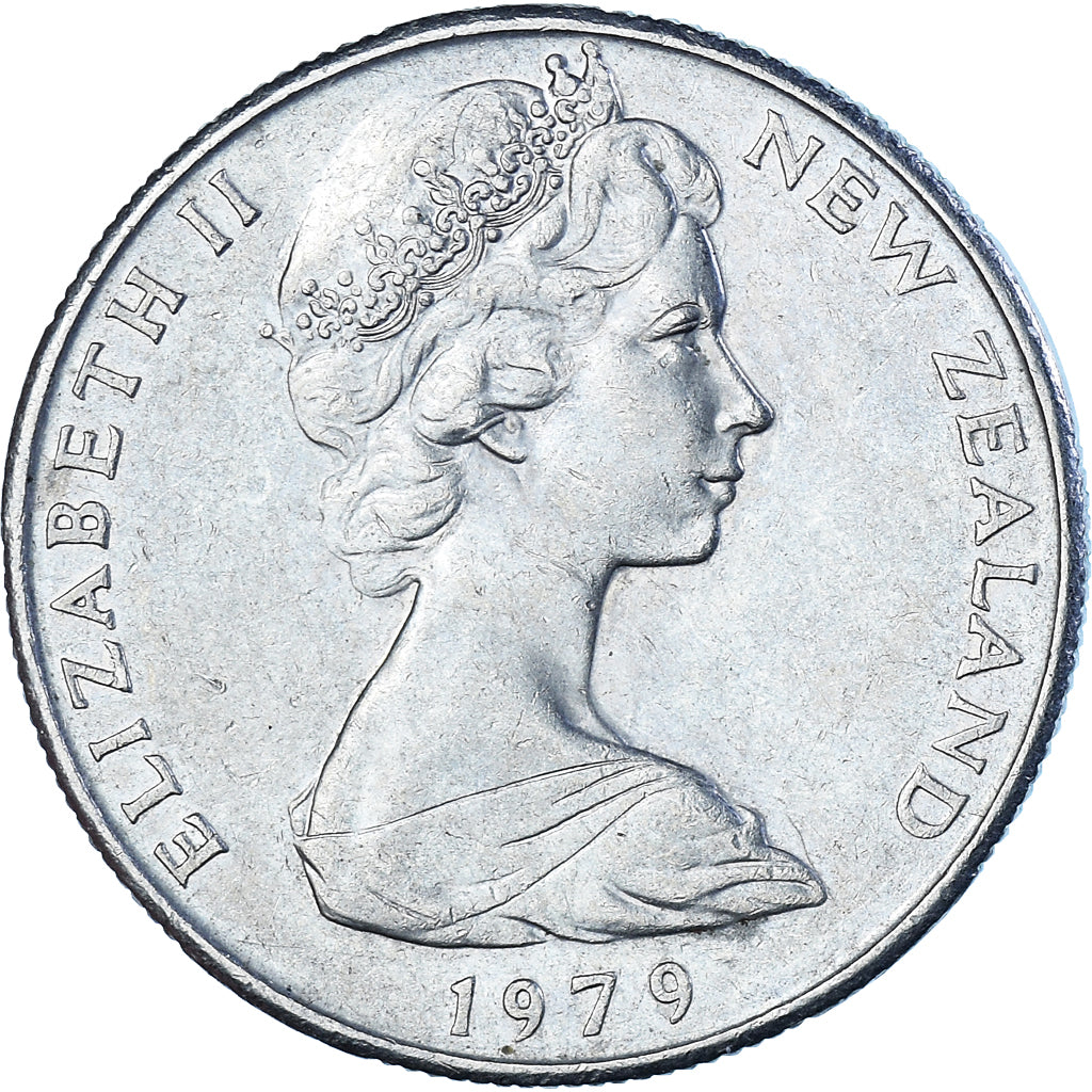 Coin, New Zealand, 50 Cents, 1979