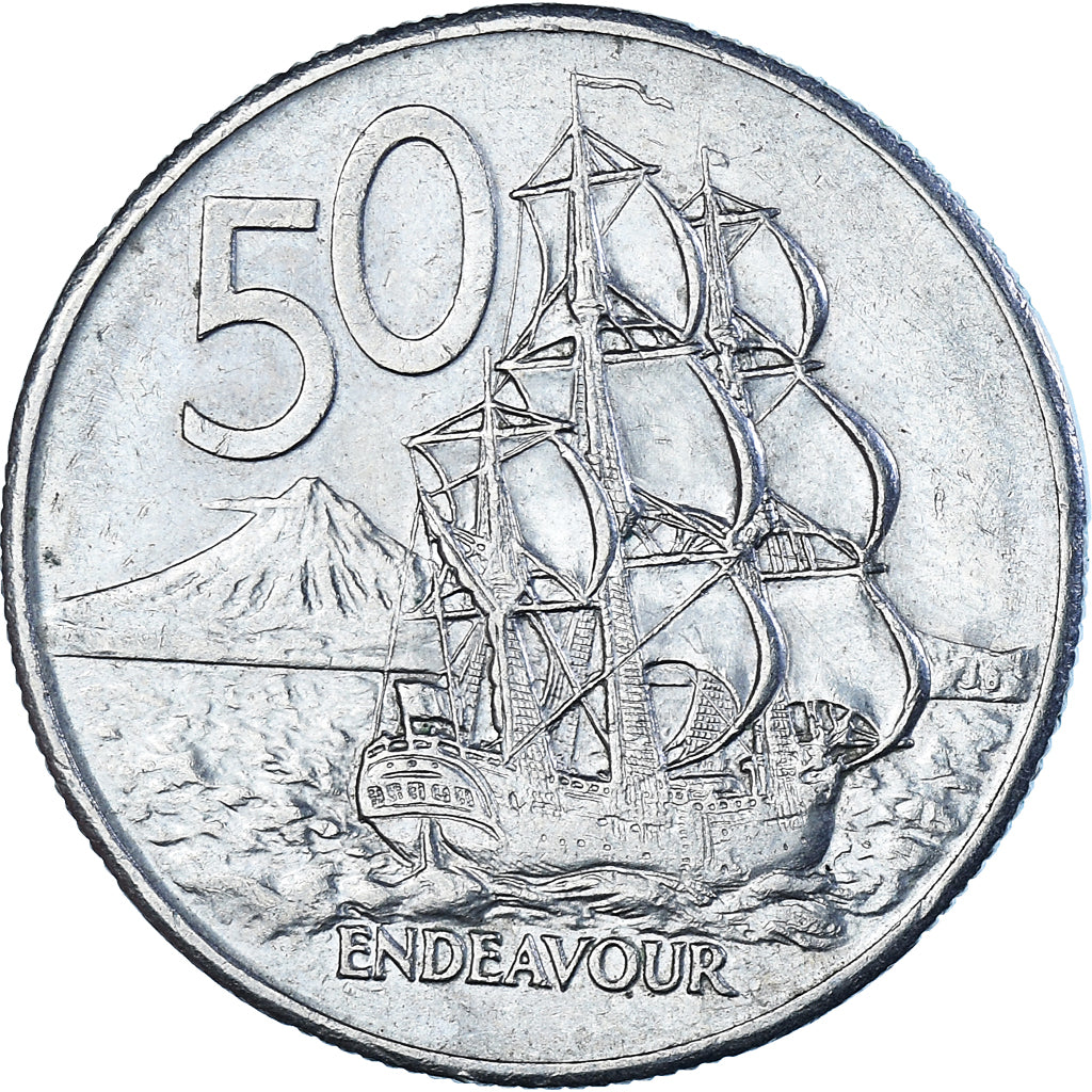 Coin, New Zealand, 50 Cents, 1979