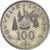 Coin, New Caledonia, 100 Francs, 1987
