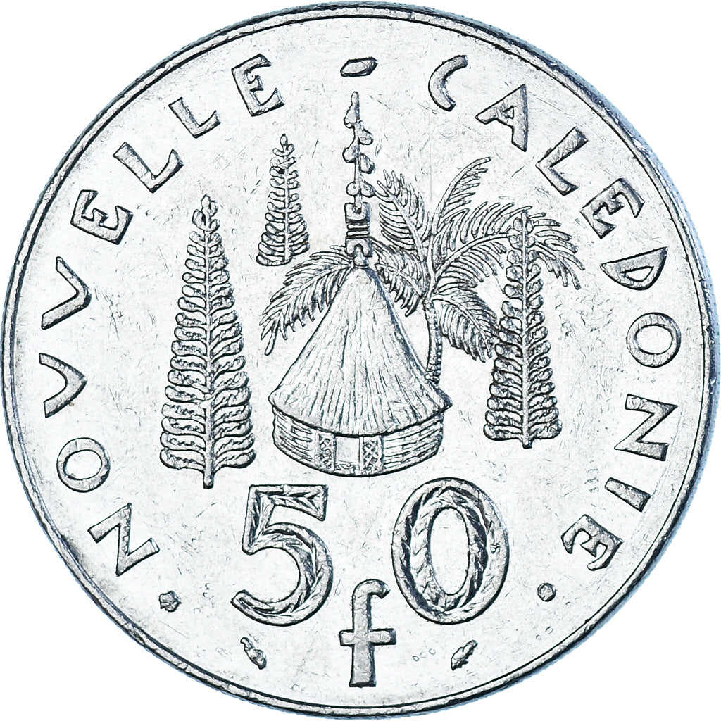 Coin, New Caledonia, 50 Francs, 1983