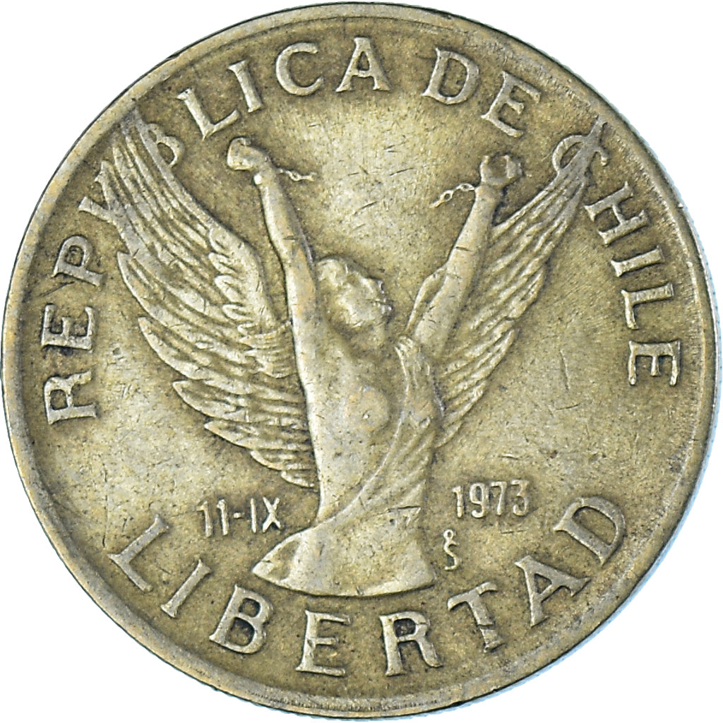 Münze, Chile, 10 Pesos, 1989