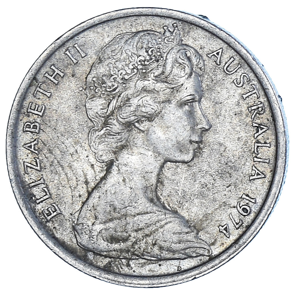 Moeda, Austrália, 5 Cents, 1974