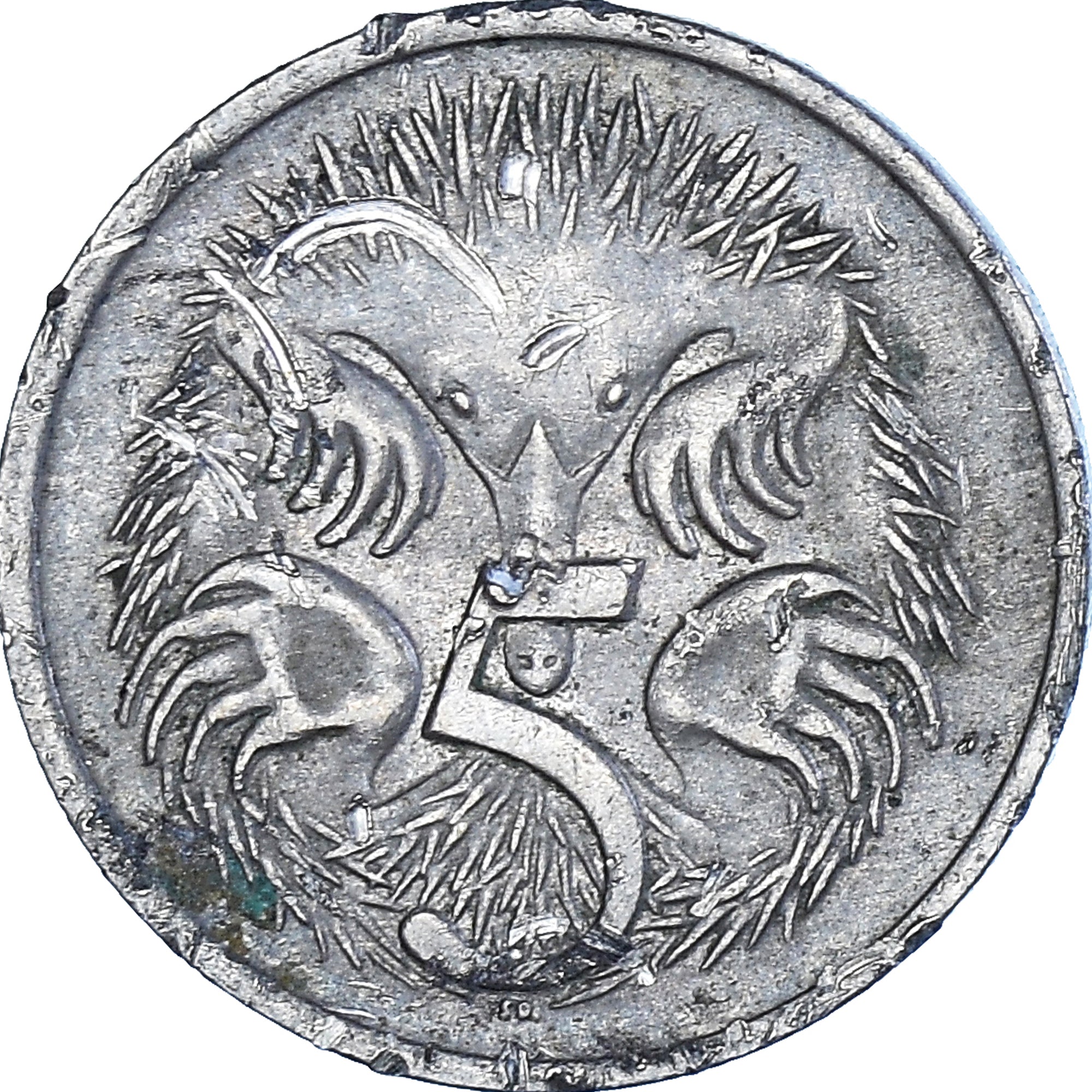 Moeda, Austrália, 5 Cents, 1974