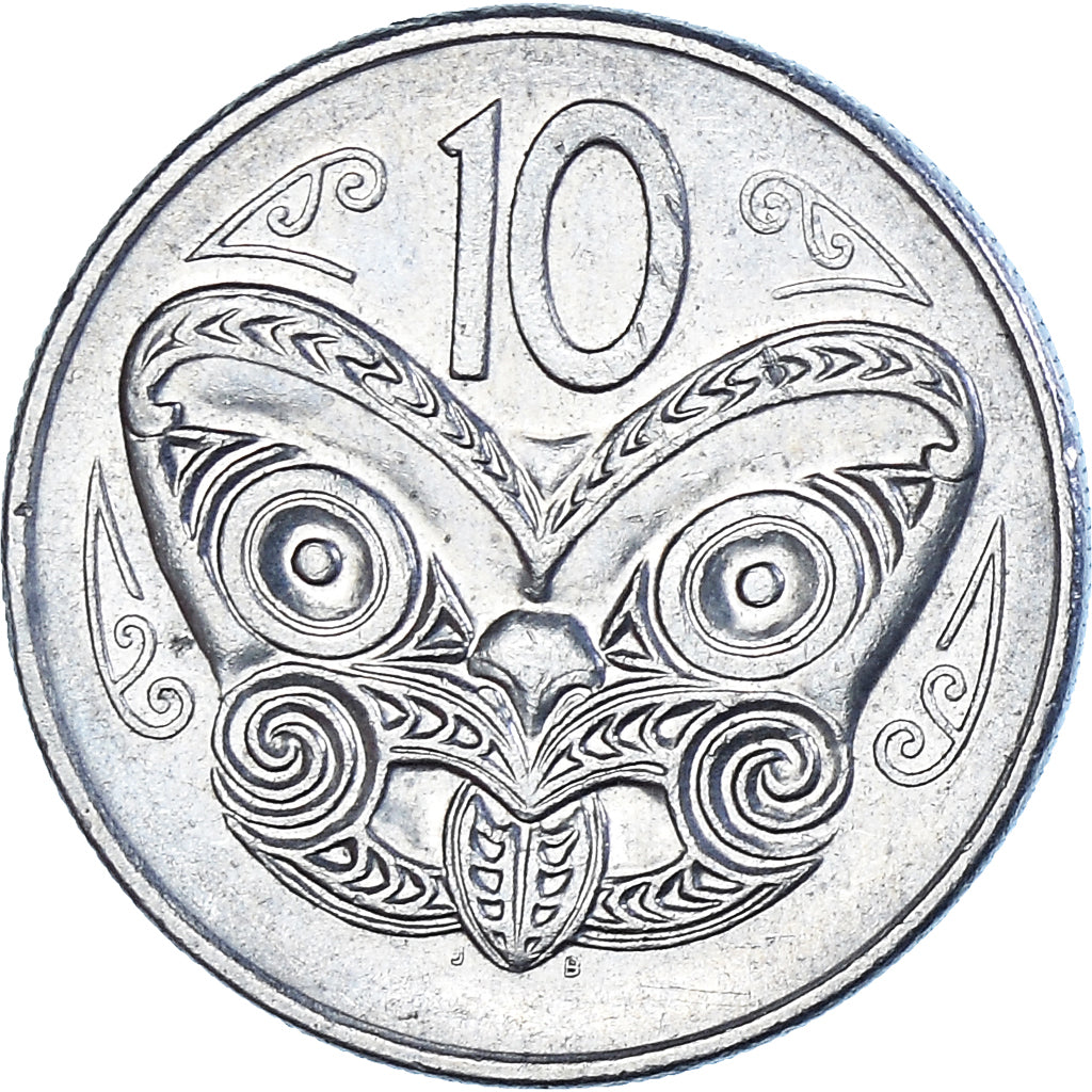 Moeda, Nova Zelândia, 10 Cents, 1982