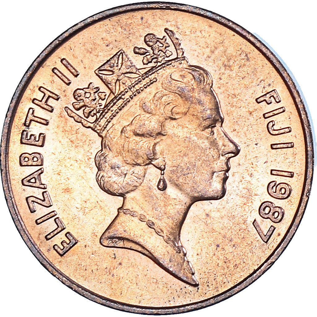 Munten, Fiji, 2 Cents, 1987