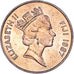 Munten, Fiji, 2 Cents, 1987
