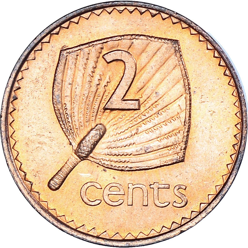 Munten, Fiji, 2 Cents, 1987