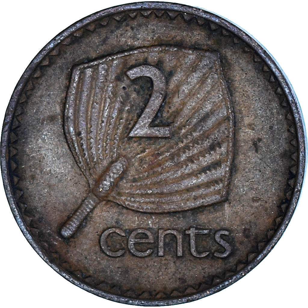 Coin, Fiji, 2 Cents, 1982