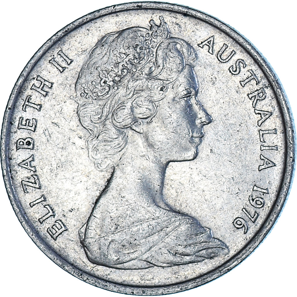 Moneda, Australia, 5 Cents, 1976