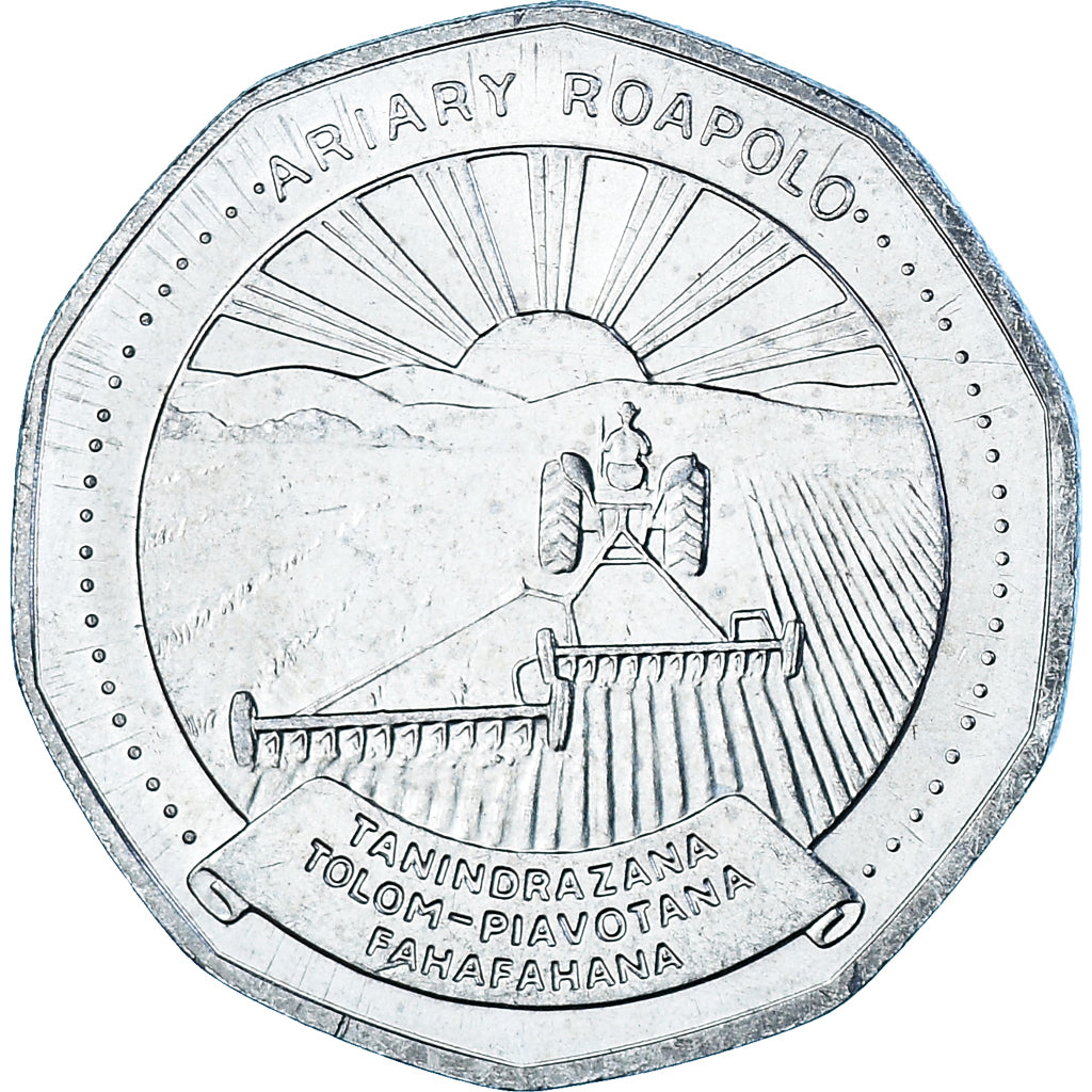 Moneda, Madagascar, 20 Ariary, 1992