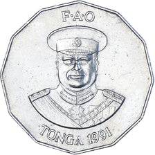 Münze, Tonga, 50 Seniti, 1991