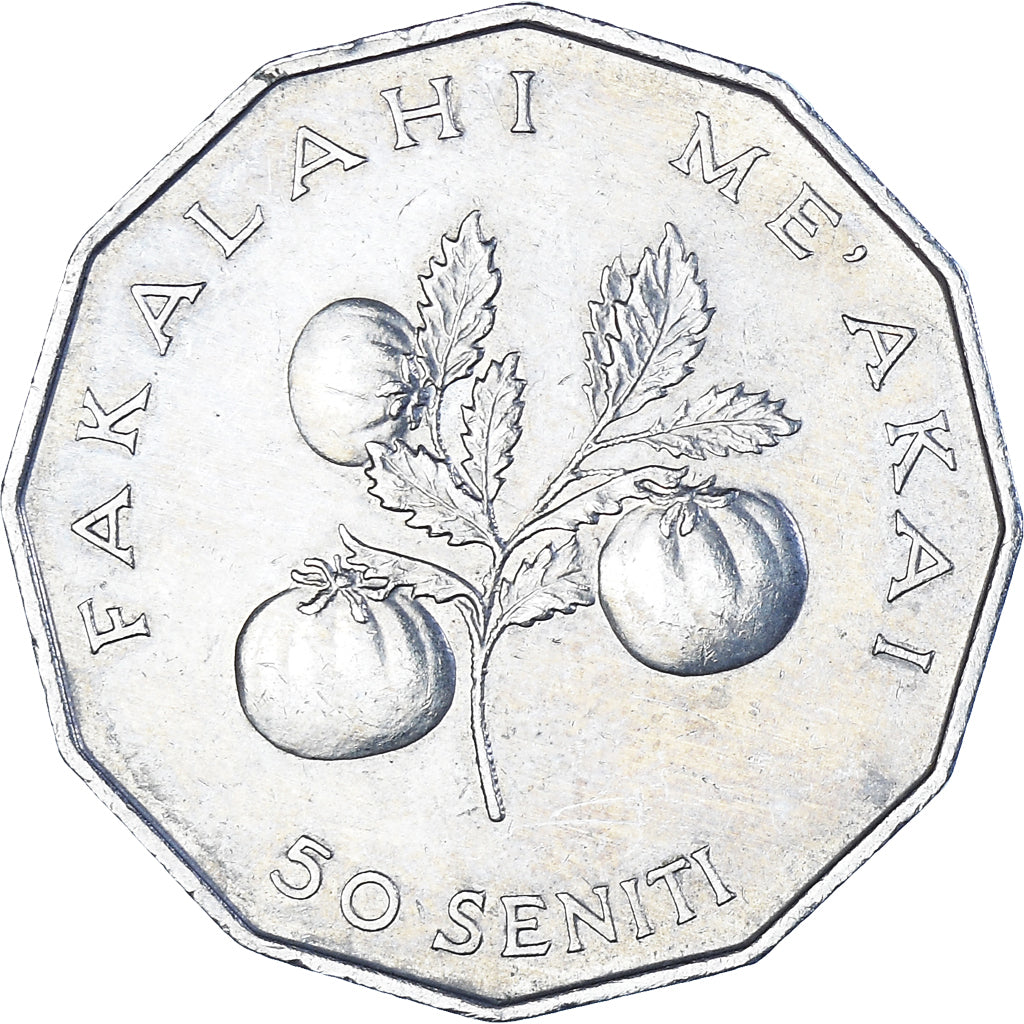 Münze, Tonga, 50 Seniti, 1991