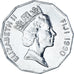 Coin, Fiji, 50 Cents, 1990
