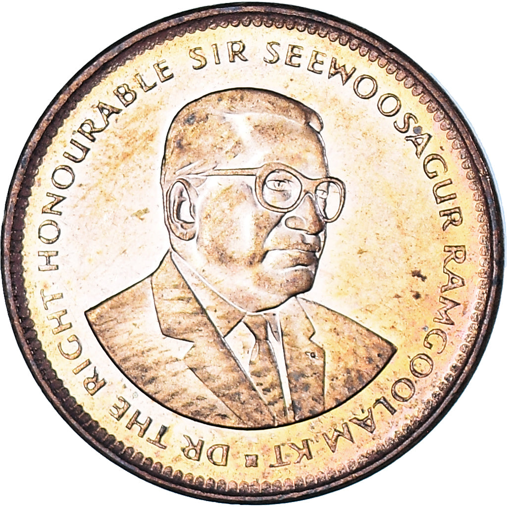 Coin, Mauritius, 5 Cents, 1999