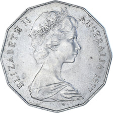 Münze, Australien, 50 Cents, 1977