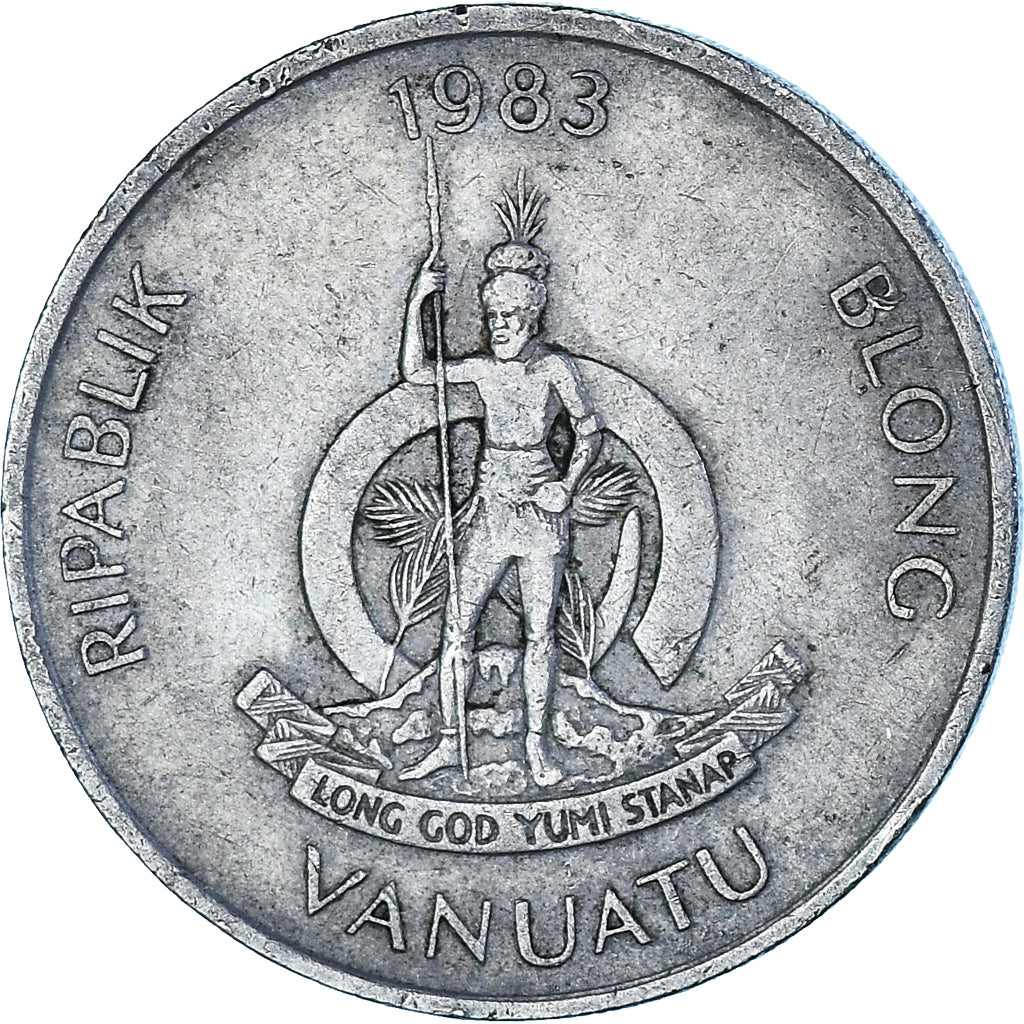 Coin, Vanuatu, 20 Vatu, 1983