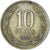 Moneta, Cile, 10 Pesos, 1988