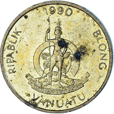 Monnaie, Vanuatu, Vatu, 1990
