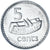 Coin, Fiji, 5 Cents, 1990