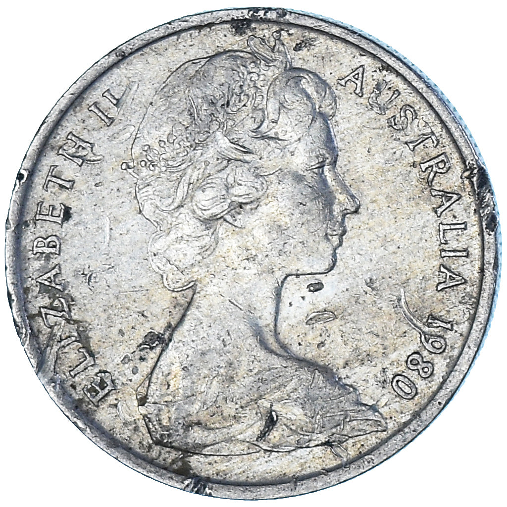 Moneta, Australia, 5 Cents, 1980