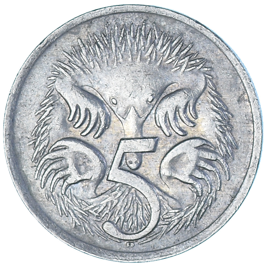 Moneda, Australia, 5 Cents, 1967