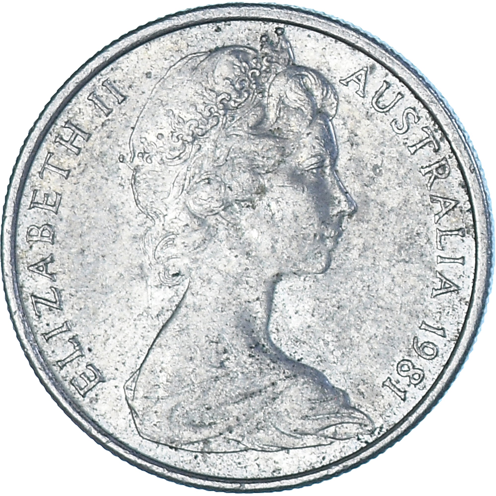 Moeda, Austrália, 5 Cents, 1981