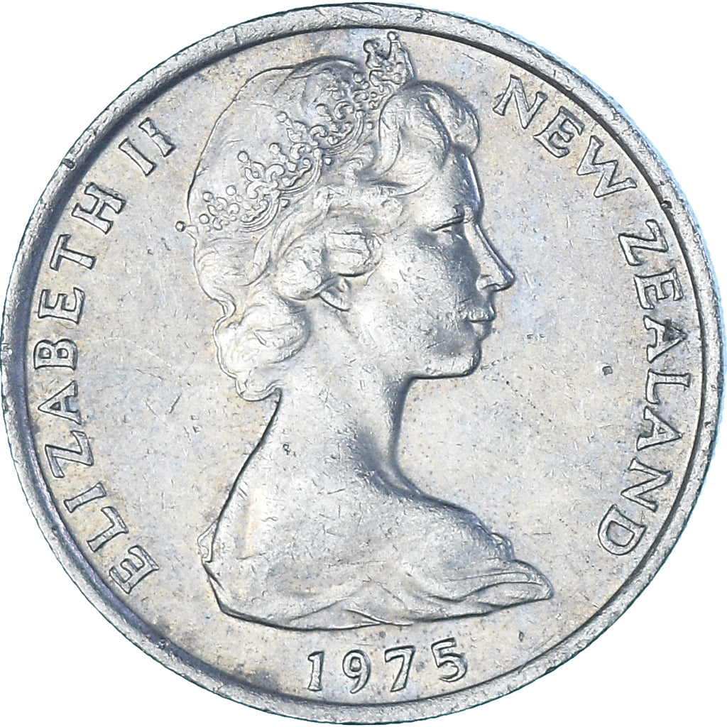 Moeda, Nova Zelândia, 10 Cents, 1975