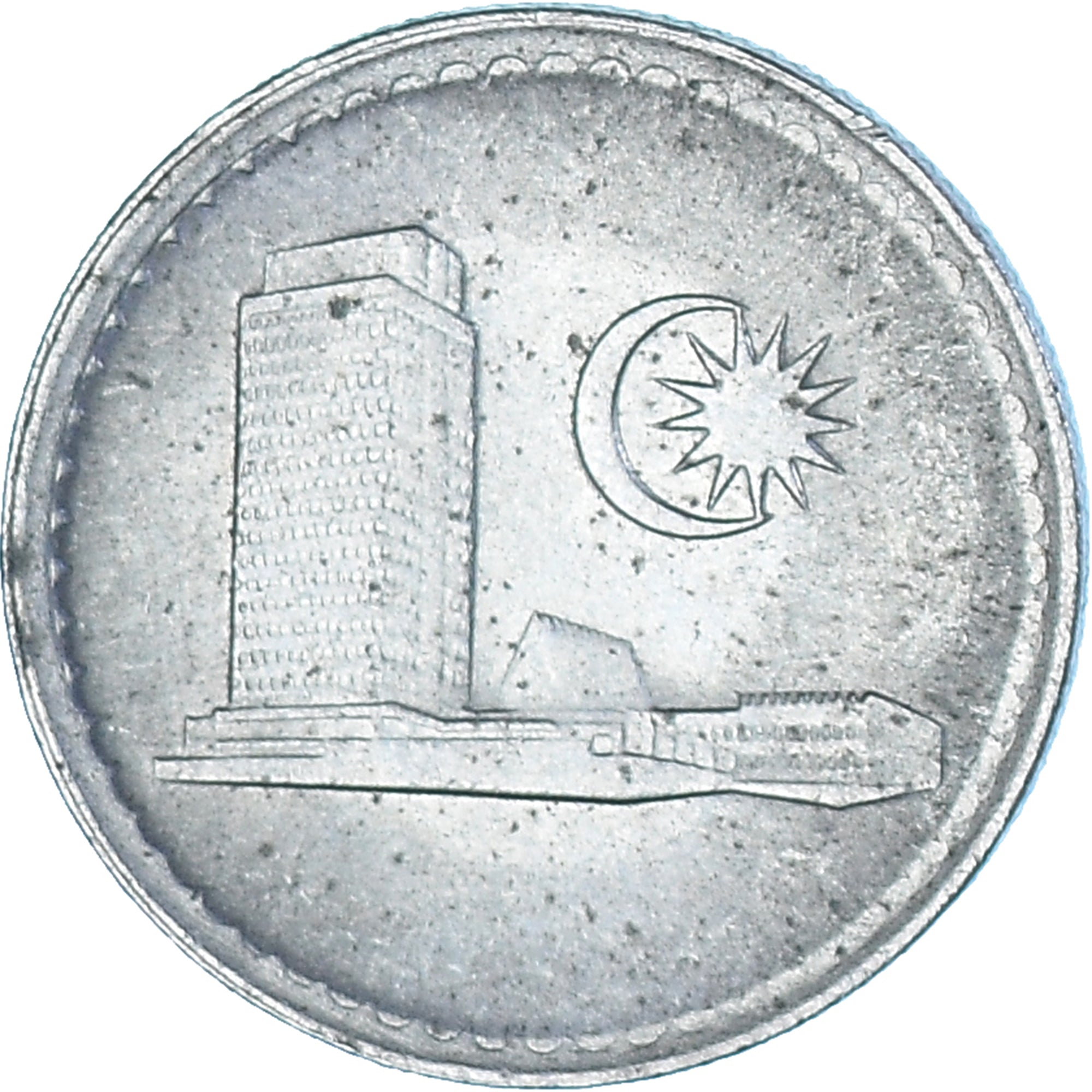 Monnaie, Malaysie, 5 Sen, 1987