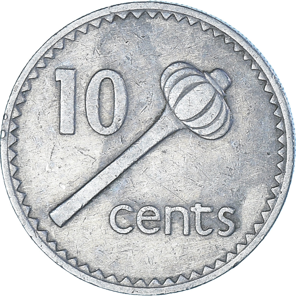 Coin, Fiji, 10 Cents, 1969